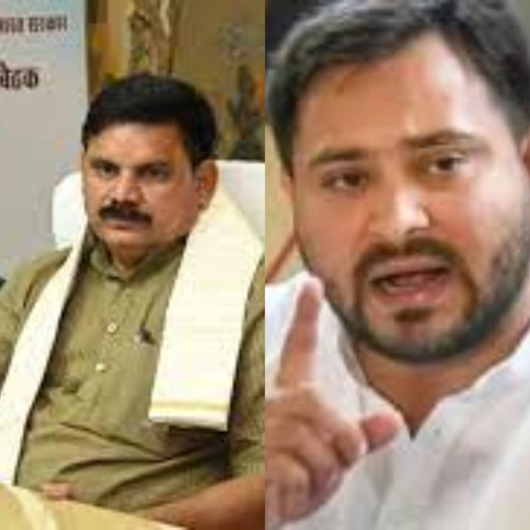 Satish Chandra Dubey attacks on Tejashwi Yadav